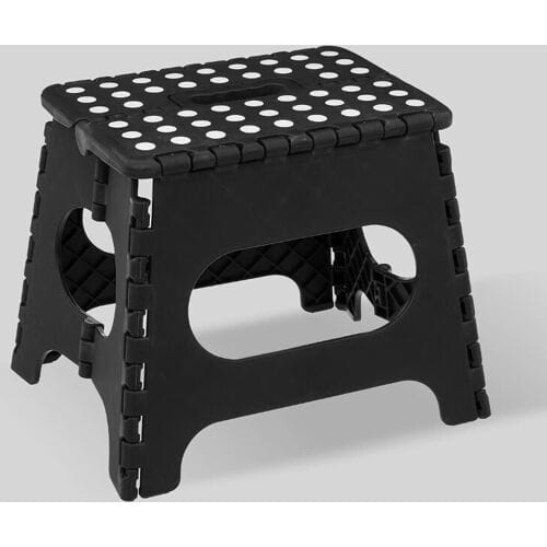 5five Babykamer Meubel: Vouwbaar Plastic Opstapje - 27 cm, Wit - Handige Traptrede voor Kleine Kinderen
