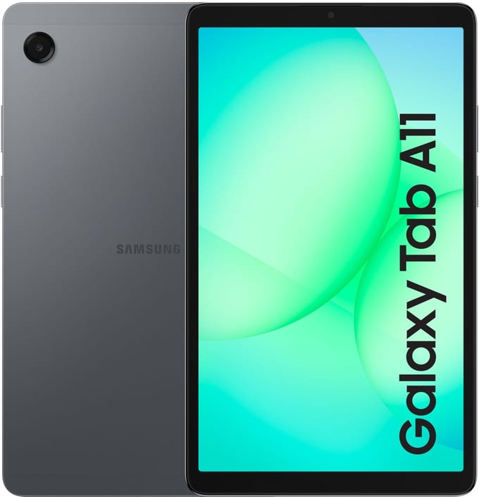 Samsung Galaxy Tab A11 WiFi 64 GB Grijs Android tablet 22.1 cm (8.7 inch) Energielabel C (A - G) MediaTek Android 15 1340 x 800 Pixel
