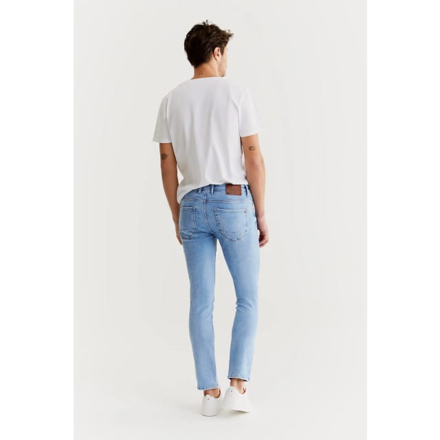 Cup of Joe Leo heren slim-fit jeans sky light blue