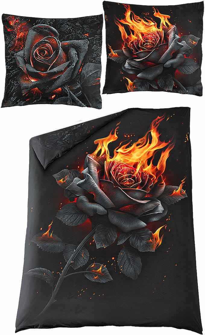Spiral - Gothic Beddengoed - Burnt Rose - voor Geen - meerkleurig