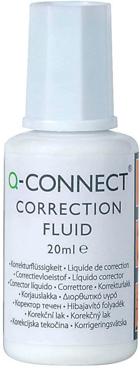 Q-CONNECT correctievloeistof flesje van 20 ml