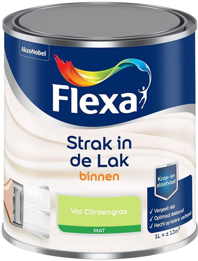 Flexa - Strak In De Lak Binnenlak Mat - Vol Citroengras - Mengverf - 1 L