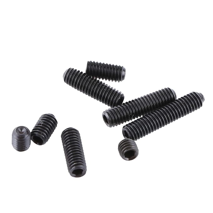 200 stuks M3 Zwart Koolstofstaal Inbusbout met Punt Assortiment