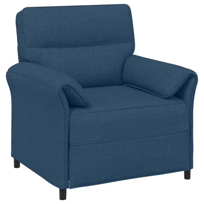vidaXL - Bank - 100% - polyester - metalen - frame - MDF, - Multiplex