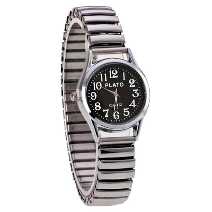 Fako® - Horloge - Rekband - Klein - Zwart