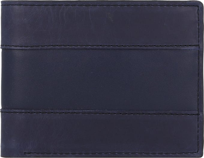 FOSSIL Kaarthoes Everett Bifold Flip ID Insignia Blue Donkerblauw