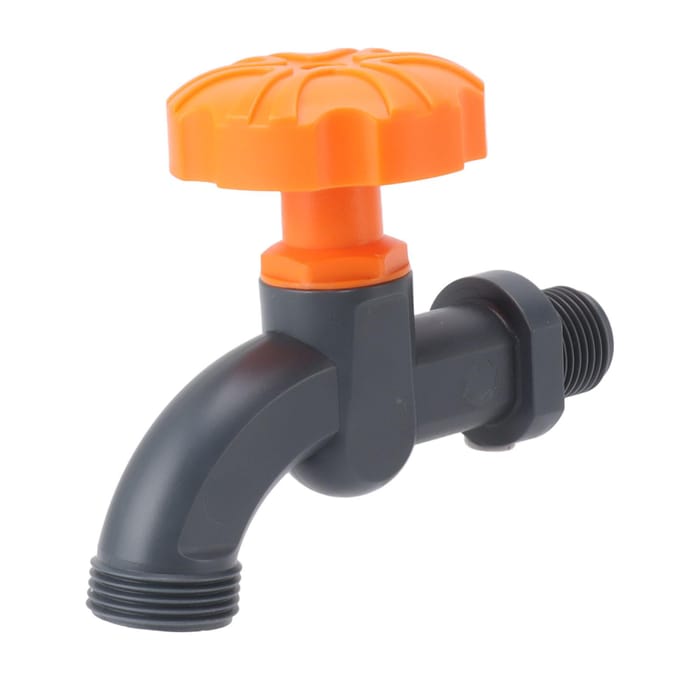 Kraan Multifunctioneel Plastic Staal Afdichtend Lekvrij Tuinslangkraan voor Aquarium Vissen orange