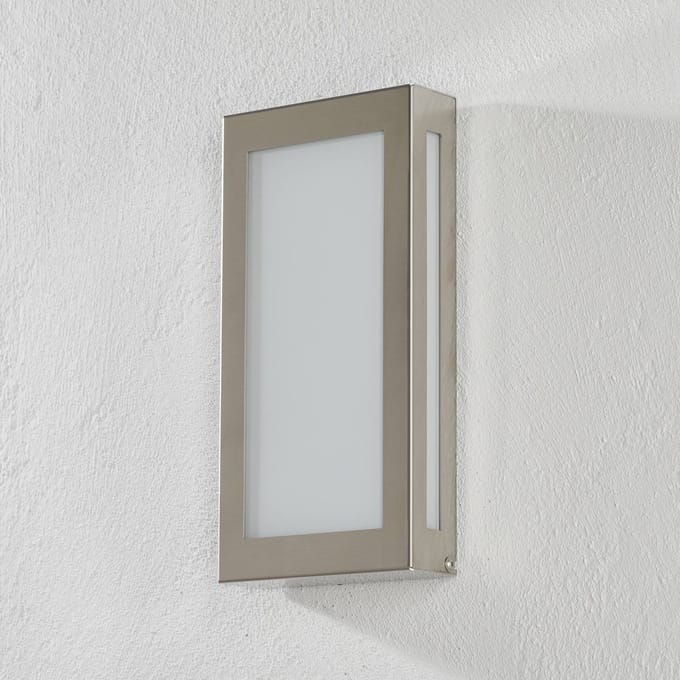 CMD LED buiten wandlamp Aqua Rain Mini, roestvrij staal