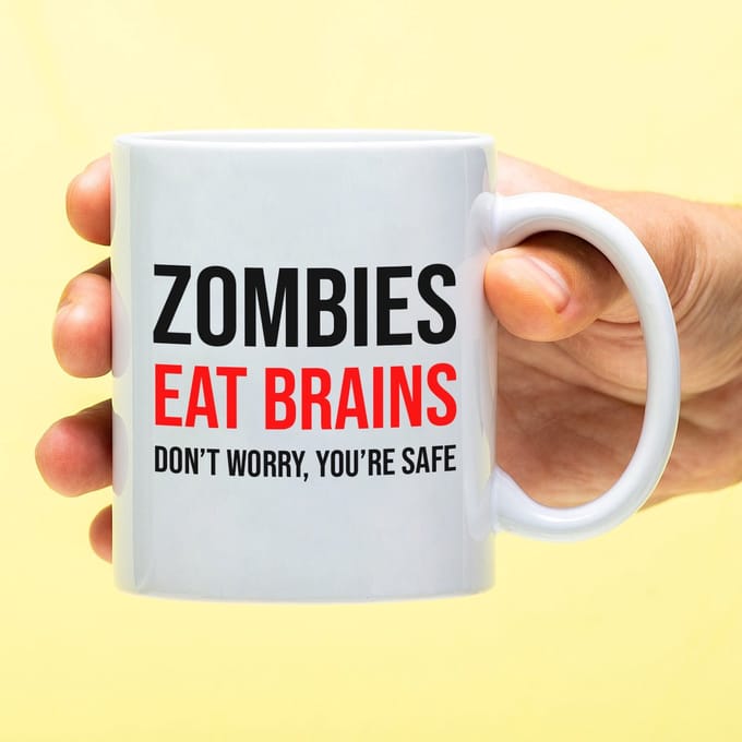Ditverzinjeniet.nl Mok Zombies eat brains