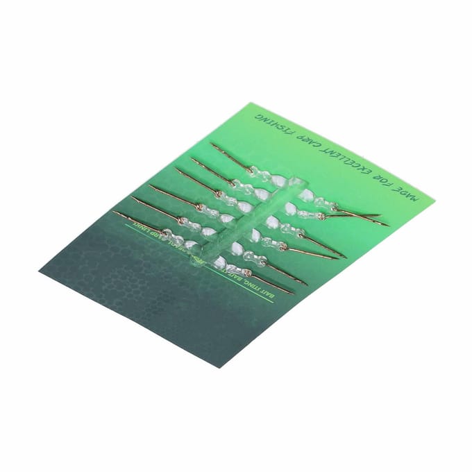 Karpervissen Aas Spike Haken Sting Pin met Siliconen Ring Visaccessoires 15mm/0.59in black
