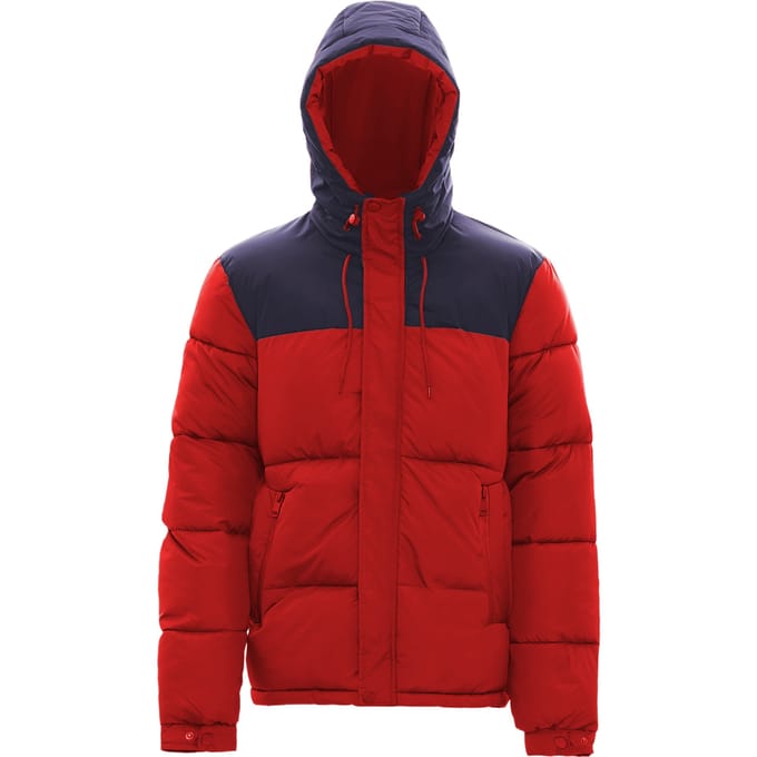 Mo Gewatteerd jack Heren rood marine