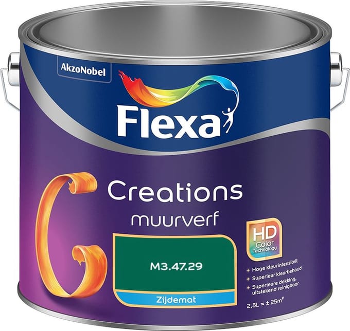 Flexa - Creations Muurverf Zijdemat - M3.47.29 - Mengverf - 2,5 L