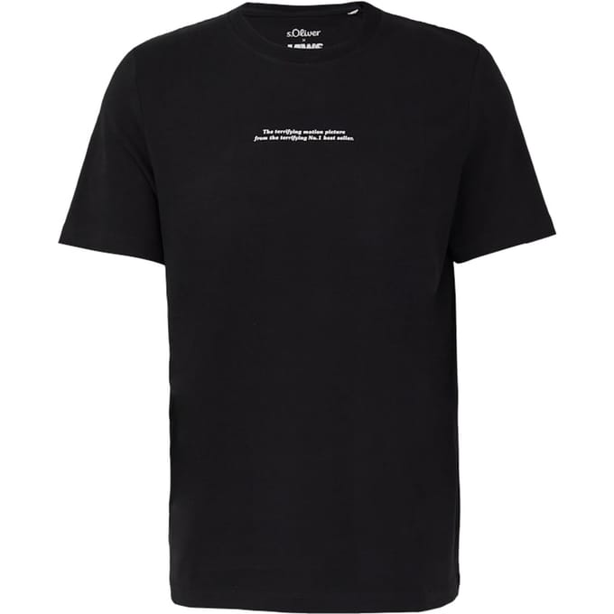 s.Oliver T-shirts Black Größe: M | Kurze Sporthosen Outlet | Herren | Schwarz