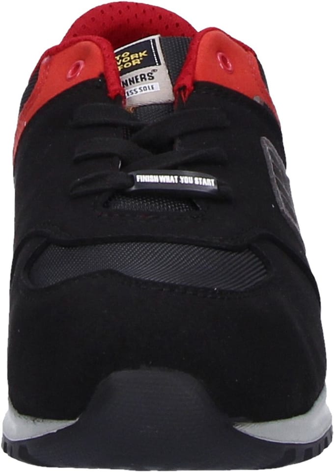 TOWORKFOR Werkschoen Graffiti S3 SRC ESD 8A86-07 Zwart/Rood/Wit - Maat 42