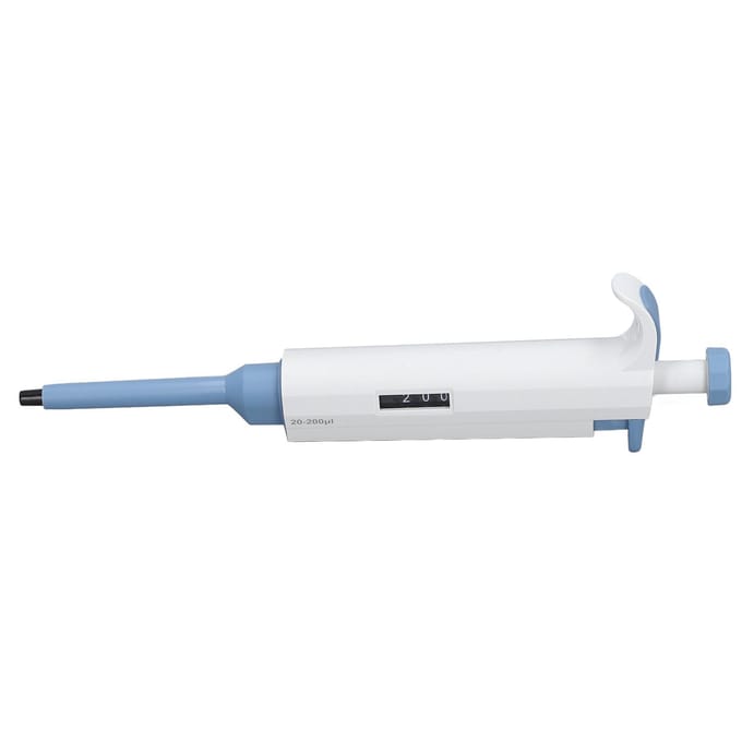 Eenkanaals pipet 20?200ul Instelbaar Volume Digitale Display Micropipet Pipetteur voor white