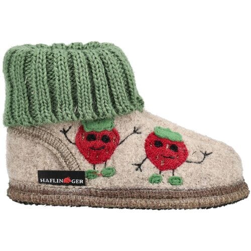Pantoffels Haflinger Pantoffels HÜTTENSCHUH ERDBEERE