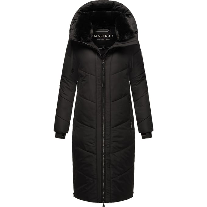 Marikoo Nadaree dames winterjas – lang, warm & met capuchon
