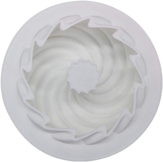 Siliconen Cakevorm - Bakvorm Hart - Taarten Bakken - Antiaanbaklaag - 205 x 65 mm - Wit