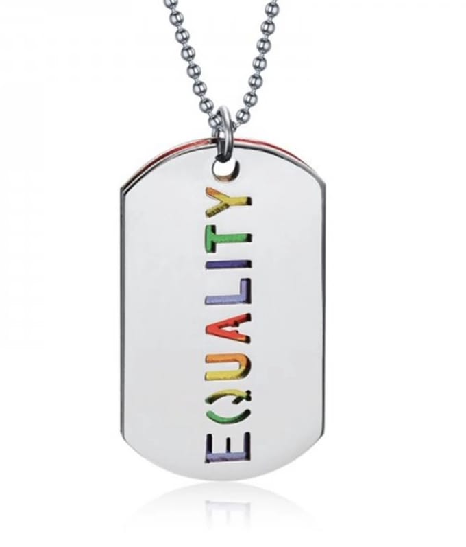 LGBTQ+ Ketting - Equality - Pride Regenboog - Stainless Steel - EmmyRovi