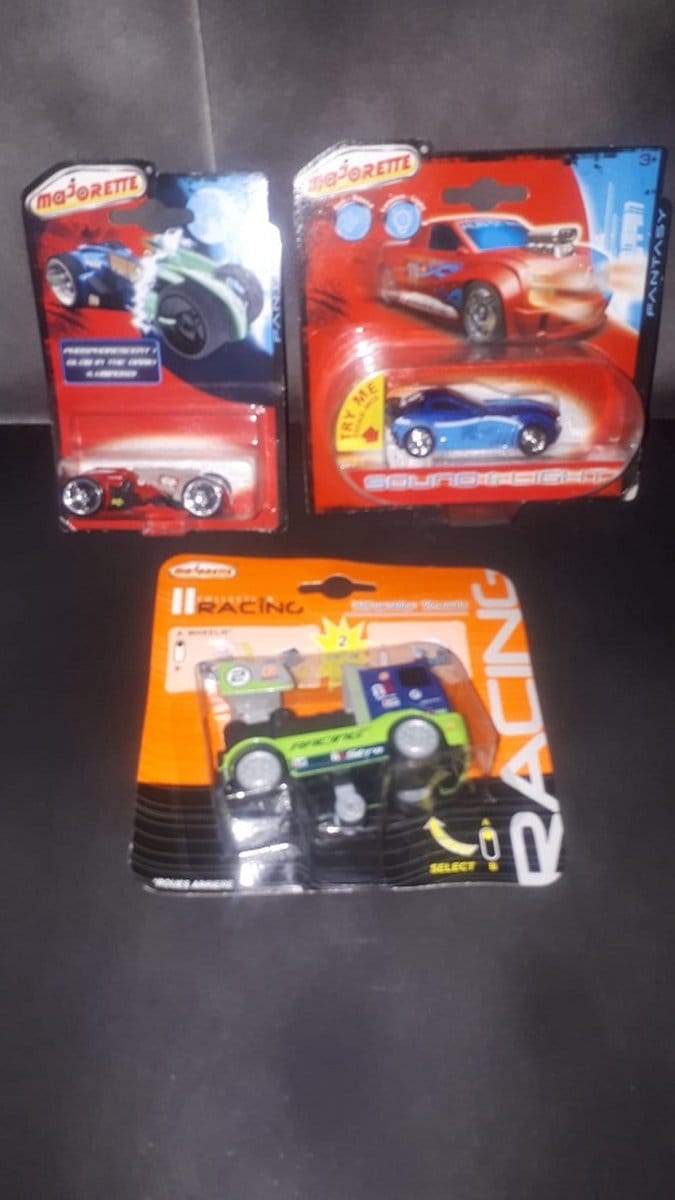 Majorette Racing Set auto's, 3 stuks