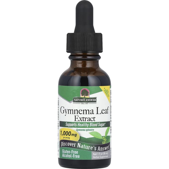 Nature's Answer, Gymnema Bladextract, Alcoholvrij, 1.000 mg, 30 ml(1 fl oz)