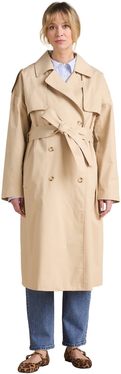 Envie de fraise Dragende trenchcoat van gerecycled polyester