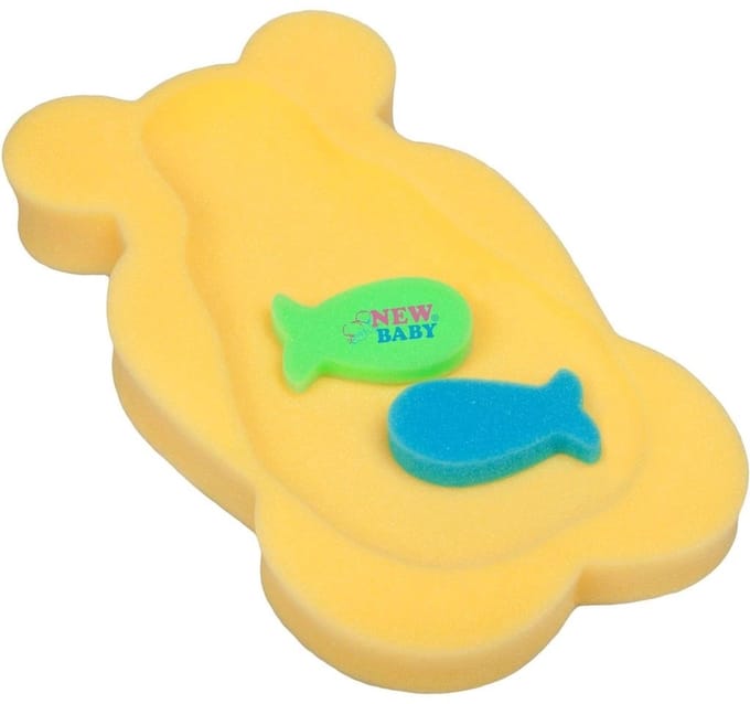 New Baby BASIC schuimmatje 58cm Geel - Badzitje baby