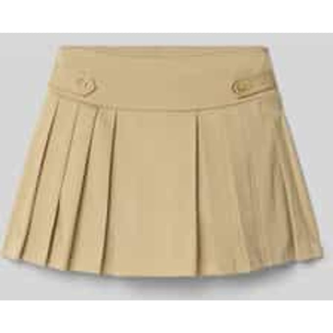 Regular fit minirok met viscose