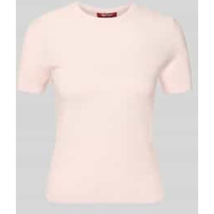 Regular fit gebreid shirt van mix van zijde en wol model 'MSTLEPRE'