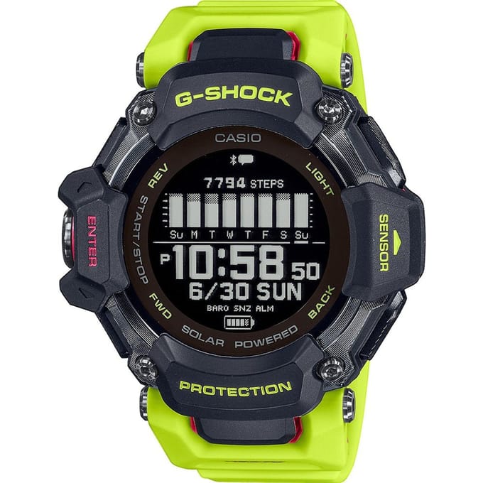 Casio G-Shock GBD-H2000-1A9ER Horloge - Kunststof - Groen - Ø 50 mm