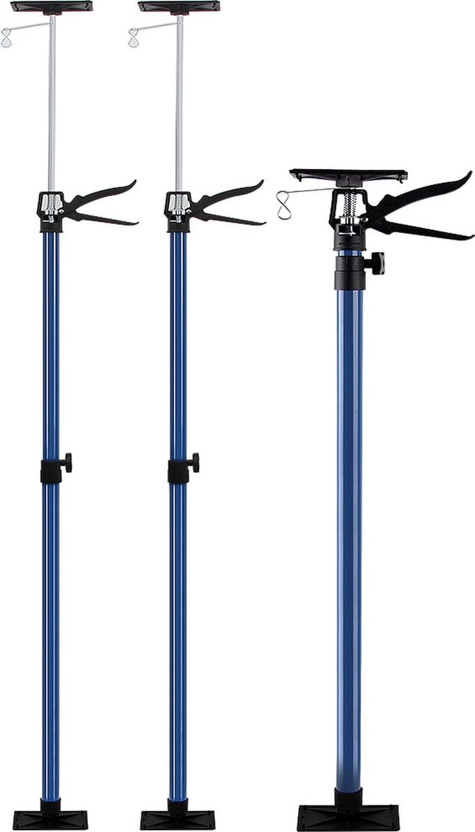 Bouwstempel Set van 2 Blauw Staal 115-290cm 30kg