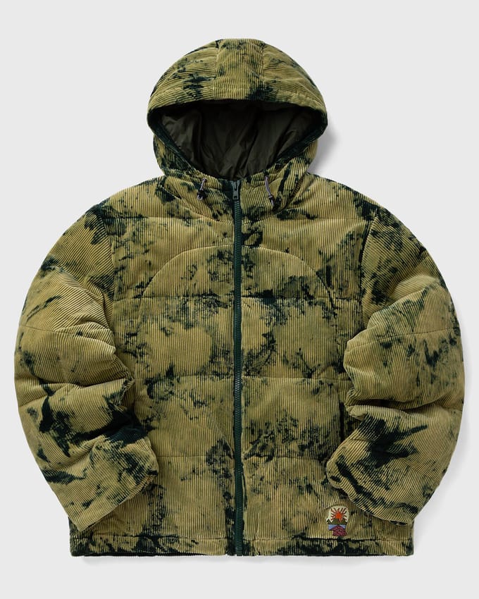 BLEACH DYED DIMENSION PUFFER JACKET