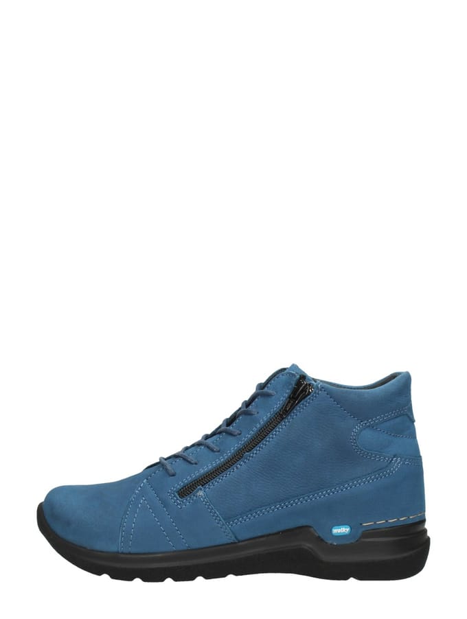Dames Veterschoenen Wolky Why Antique Atlantic Blue Blauw - Maat 40