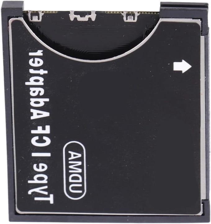 Geheugenkaart Adapter - Compact Flash Lezer - Opslag Uitbreiden - Type I Interface - Tot 2TB - Zwart