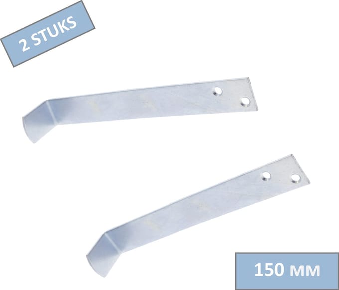 KARWEI raamvalijzer - 15 cm - Verzinkt - 2 stuks