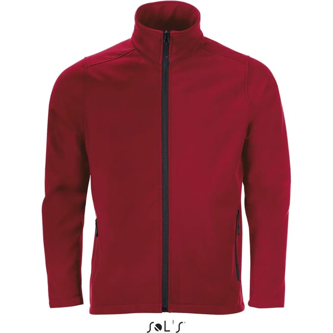SOL'S Men´s Softshell Zip Jacket Race L837 - Pepper Red - XL