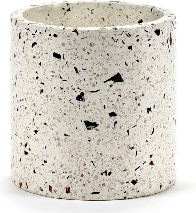 Serax Urban Jungle By Marie Michielssen Bloempot Terrazzo Small Ø18 White