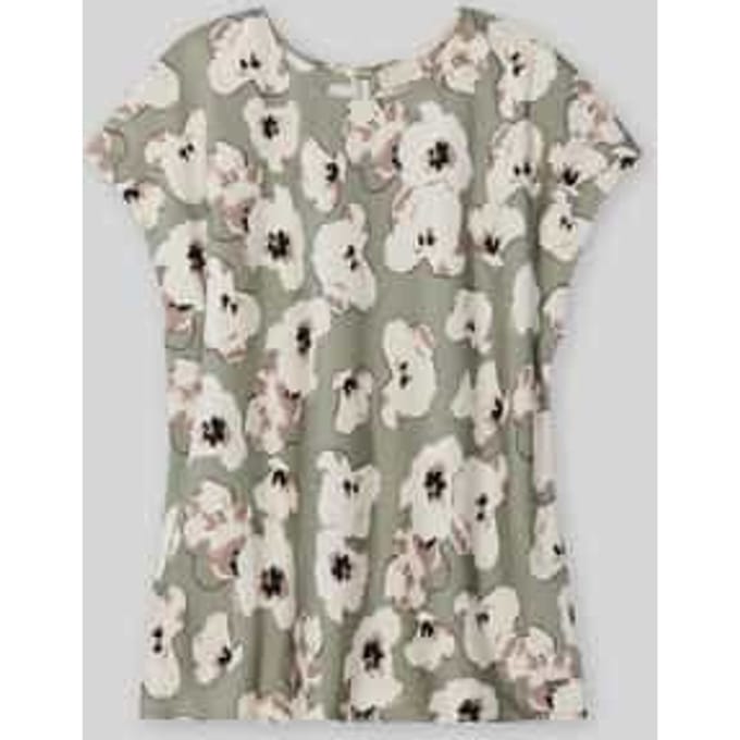 Blousetop met all-over motief