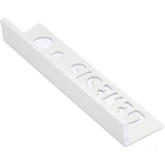 Genesis Hoekprofiel - Aluminium Wit - 10x10mm 2,7m