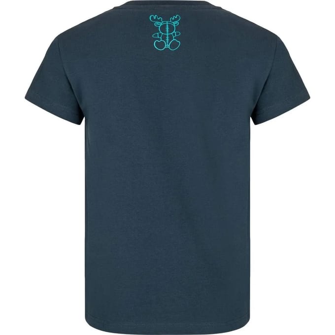 Jongens katoenen t-shirt kilpi albion-jb blauw 86