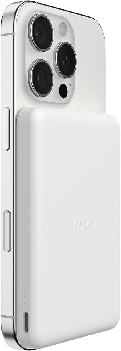 Belkin BoostCharge - Slim - 5k Magnetic 7.5w - White