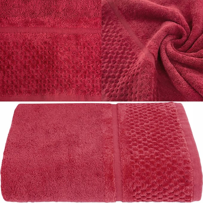 Rode Katoenen Handdoek 30x50 cm - Hoge Kwaliteit