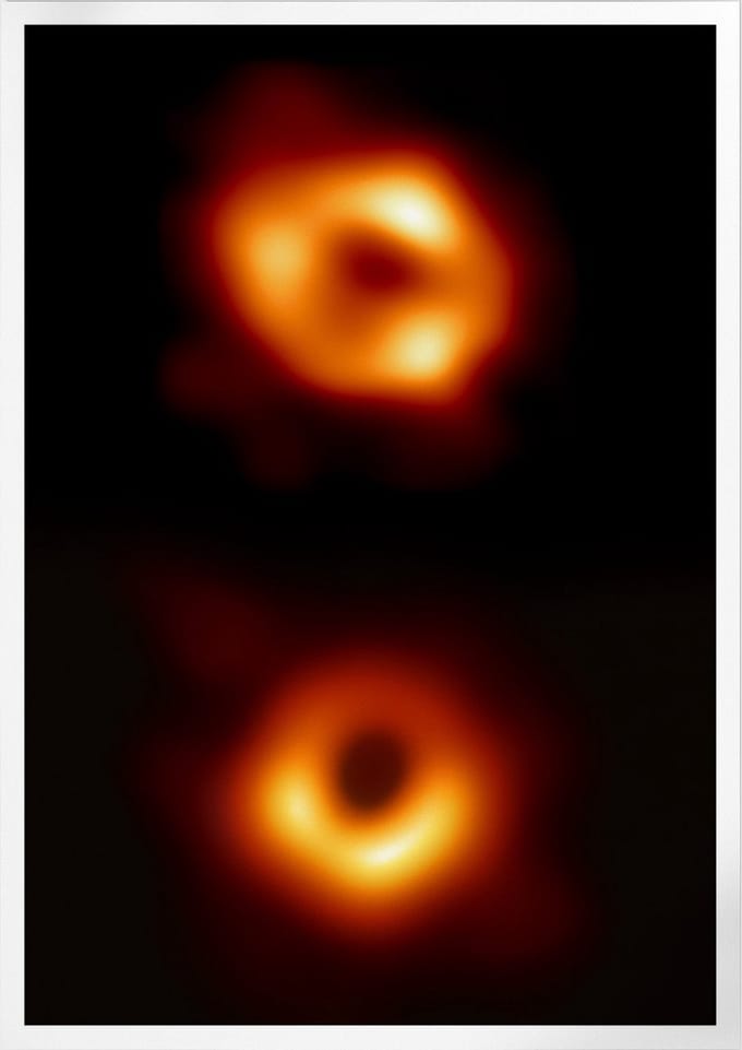 EHTs Black Hole Masterpieces | Space, Astronomie & Ruimtevaart Poster | B2: 50x70 cm