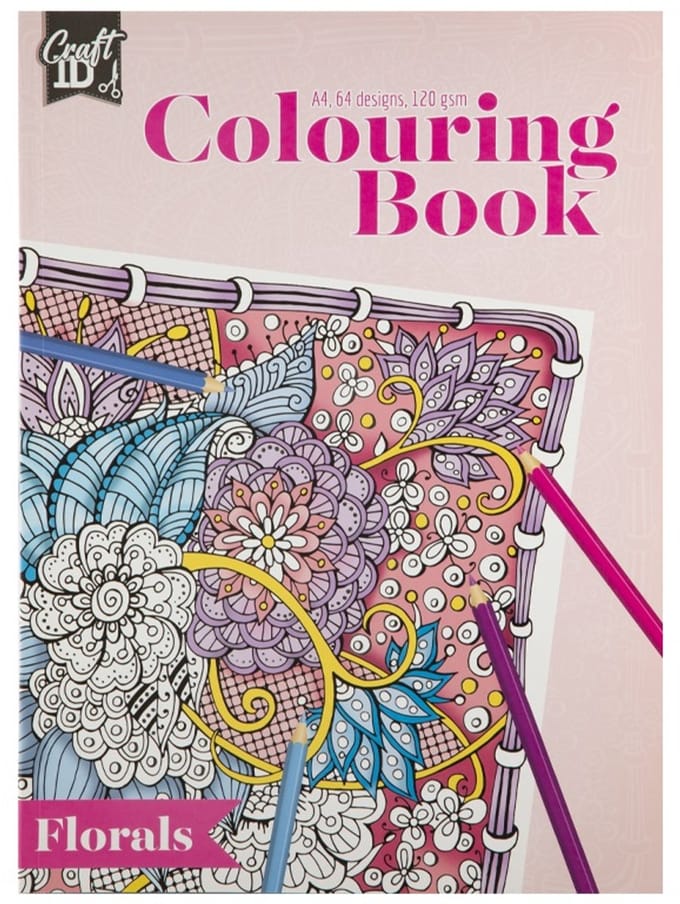 Coloring book Mandala A4 120g 64 pages.FLOWER