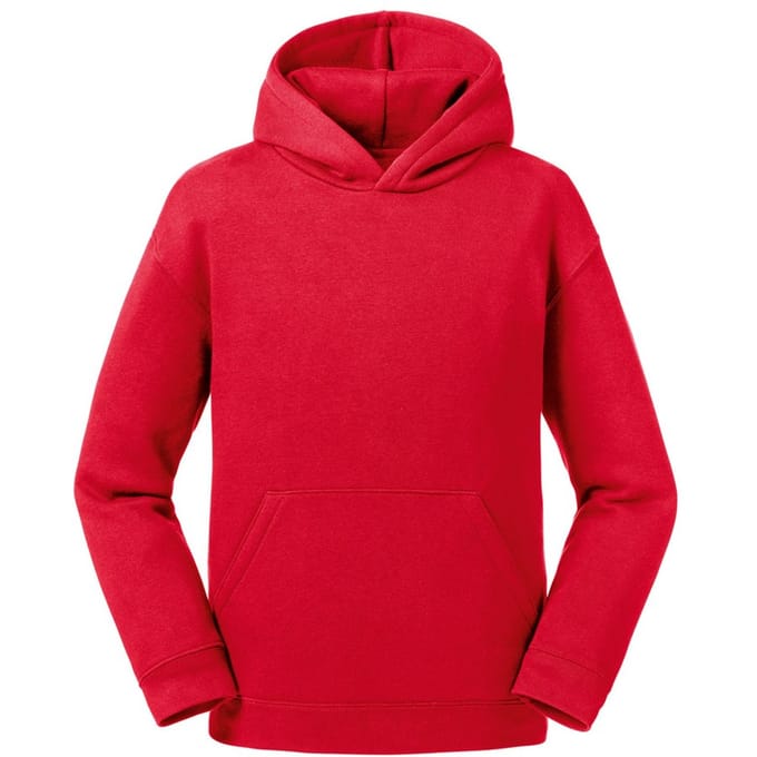 Russell Kinderen/kinderen Authentieke Sweatshirt met kap (Klassiek rood)