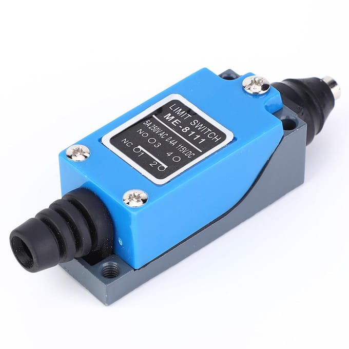 ME 8111 Eindschakelaar 250VAC 50 60Hz 115VDC Verstelbare Rolhefboom Microschakelaar 10 x 2.8 x 2.5cm
