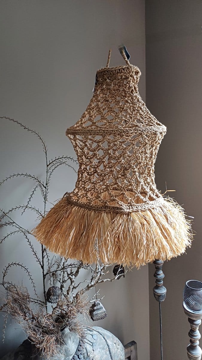 Lampe kap Ibiza stijl Goni
