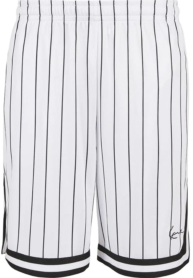 Karl Kani Small Signature Pinstripe Mesh Korte Broek Wit M Man