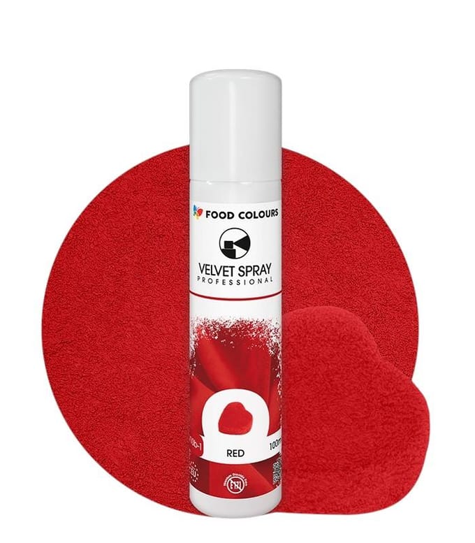 Zamsz in Spray Rood Voedingskleuren Fluweel 100 ml Rood