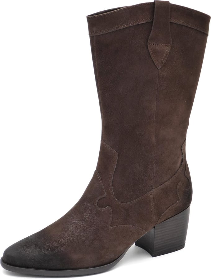 Marco Tozzi Dames Westernlaars - 25083-361 Bruin - Maat 36